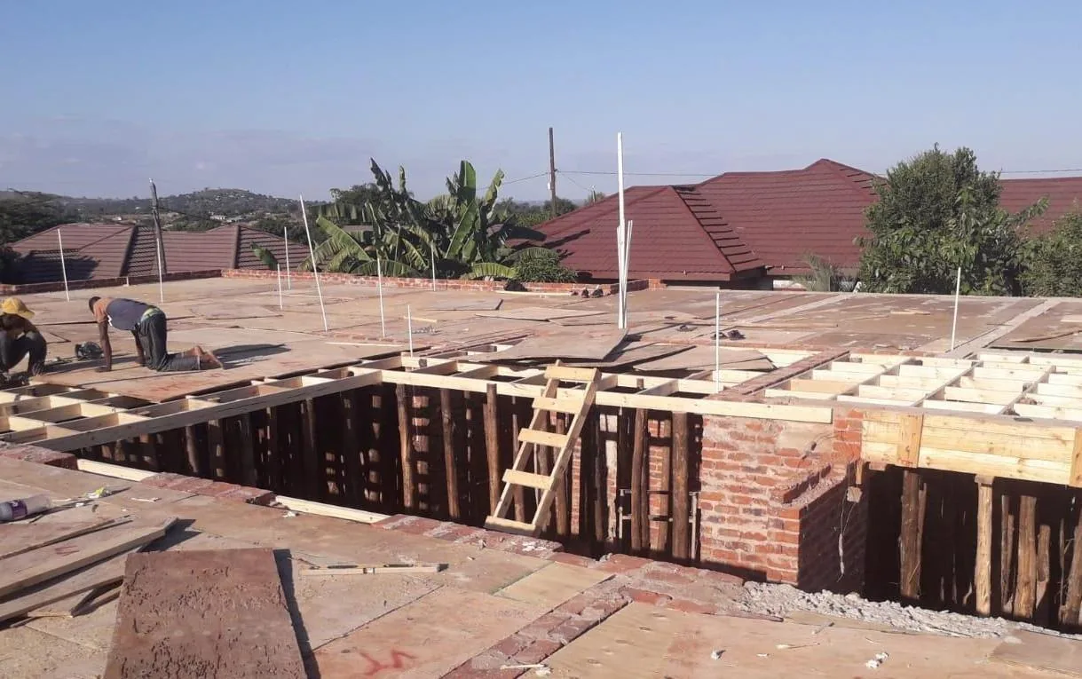 Foundation and shuttering works on an MT Global residential project